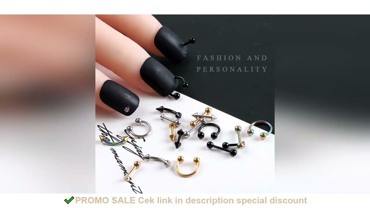 10pcs/lot Design Punk Style Nail Parts Piercing Alloy Studs Metal Curve Arrow Rivet Decoration Nails