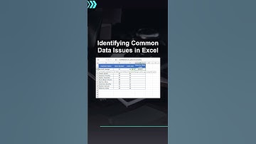 Identifying Common Data Issues in Excel #ai #artificialintelligence #machinelearning #aiagent