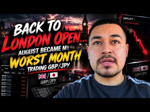 Kembali ke London Open… Agustus Menjadi Bulan TERBURUK Saya dalam Trading GBP/JPY