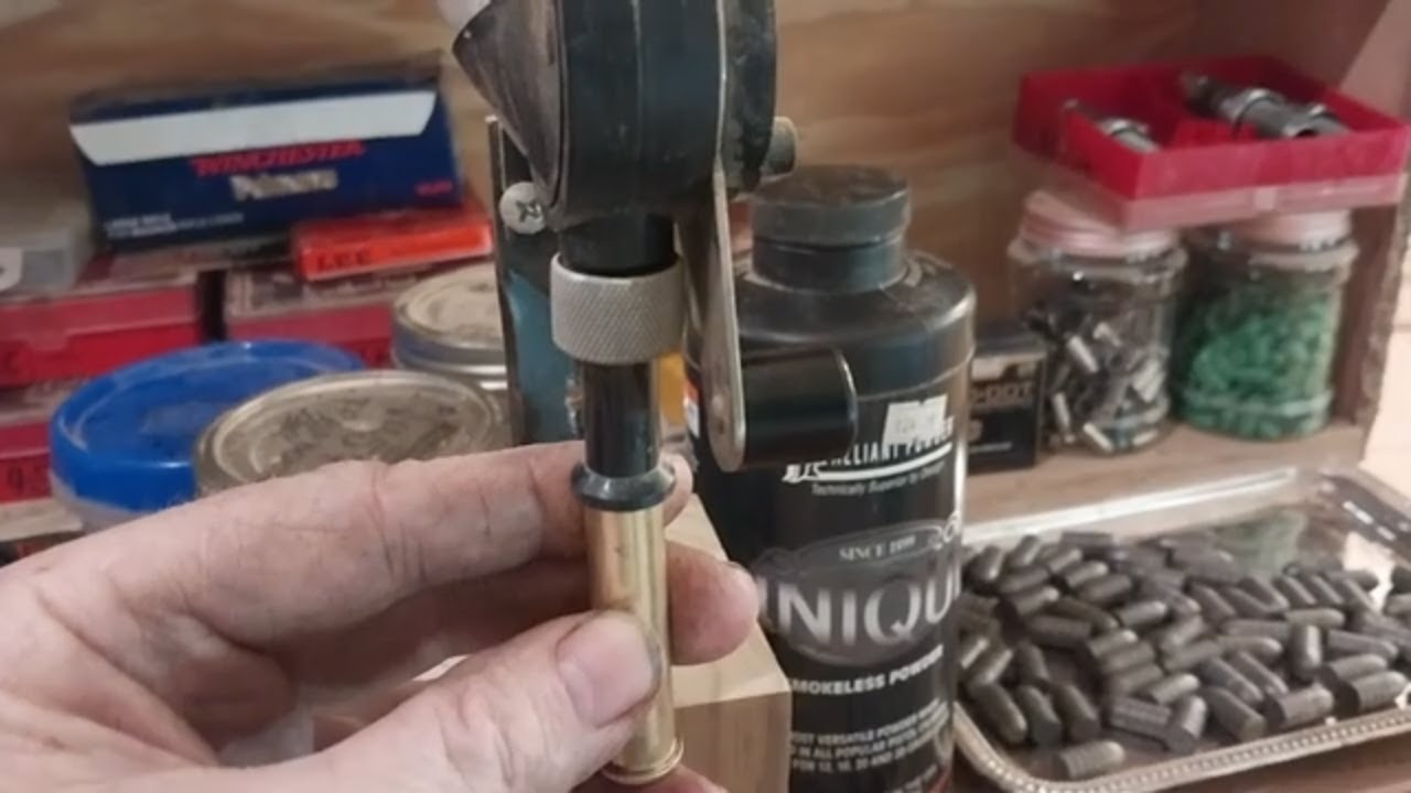 STEP 5 GUNPOWDER TIME FOR THE 45/70 GOVERNMENT CARTRIDGE