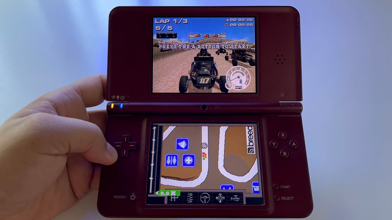 Colin McRae DIRT 2 | Nintendo DSi XL handheld gameplay - YouTube