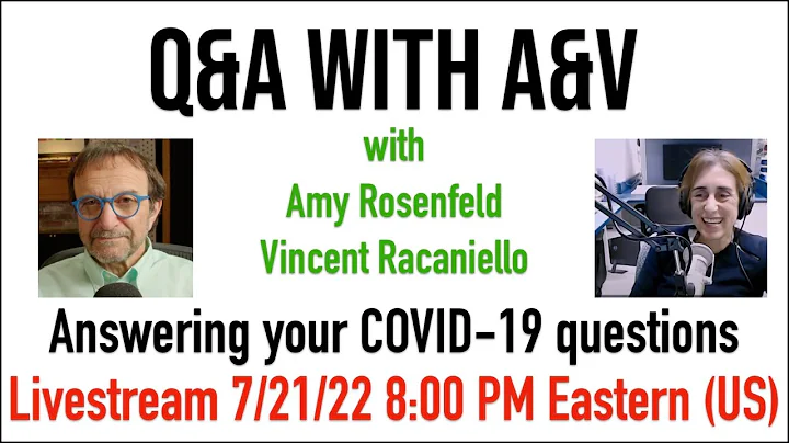 Q&A with A&V Livestream 7/21/22 THURSDAY 8:00 PM