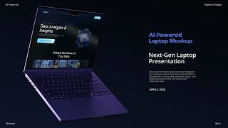 Next-Gen Laptop Mockup Presentation After Effects Template