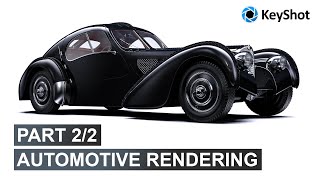 KeyShot Tutorial: Realistic Car Rendering Part 2/2 ( Lighting ) screenshot 5