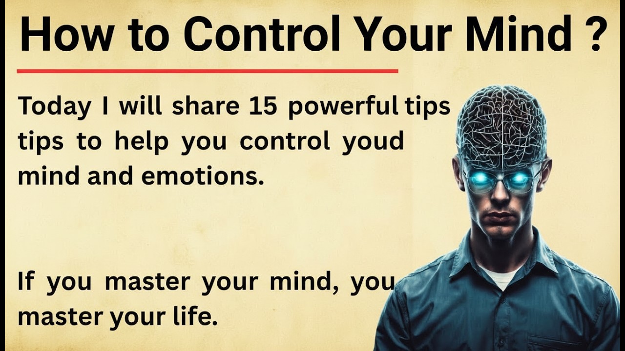 15 эффективных советов по контролю над разумом и эмоциями 🧠 | Адаптированное пособие для чтения |...