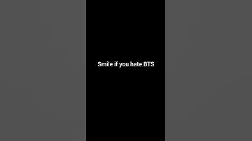 Smile if you hate bts... 💜 #kpop #bts #army