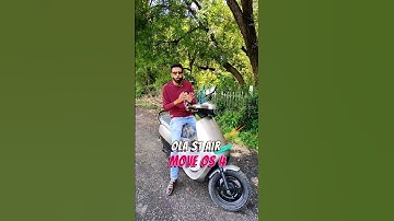 Ola S1 Air Move OS 4 Update Start 😍 ola s1 air delivery ⚡ #olas1air #shorts #olas1pro #short