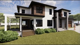 Architectural Exterior Rendering | Contemporary Design