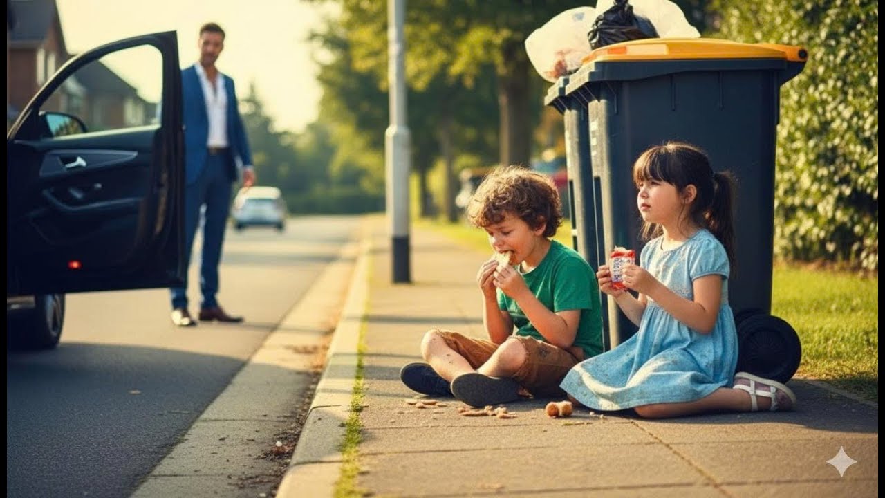 💔 Миллионер вернулся домой… и увидел, как его дети ищут еду в мусоре 😢