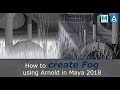 Create Fog using Arnold in Maya 2018