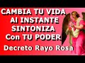 CAMBIA TU VIDA AL INSTANTE  SINTONIZA CON TU PODER 💞DECRETO con Arcángel Chaumuel│Llama ROSA💞