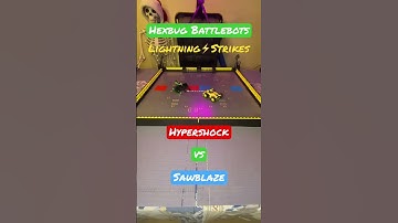 Hypershock vs Sawblaze  Lightning⚡️Strikes  #hexbugbattlebots #hexbugvideos #battlebots
