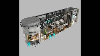 Loft Modern Eyewear Store Design Solution