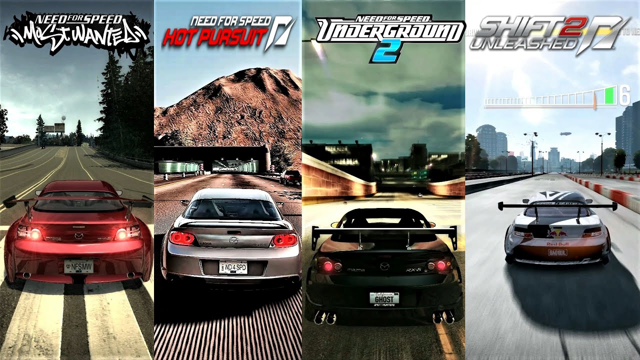 Mazda RX8 TOP SPEED Battle in ALL Need for speed