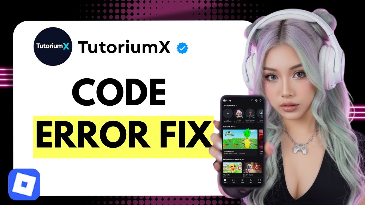How to Fix Roblox Code Error - YouTube