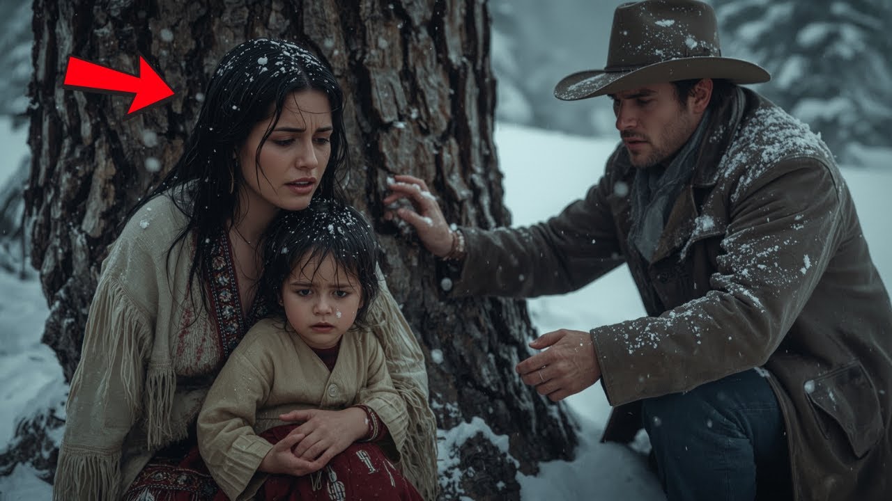 Vaquero halló madre apache y niño a punto de morir en tormenta… Lo que hizo dejó a todos en SHOCK