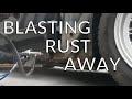 BMW E36 Back to life Pt:4 Sand blasting