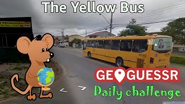 Geoguessr Daily Challenge - Speed Running August Challenge - Saved By The Yellow Bus