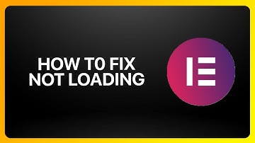 How To Fix Elementor Not Loading In Elementor Website Builder 2025! Tutorial