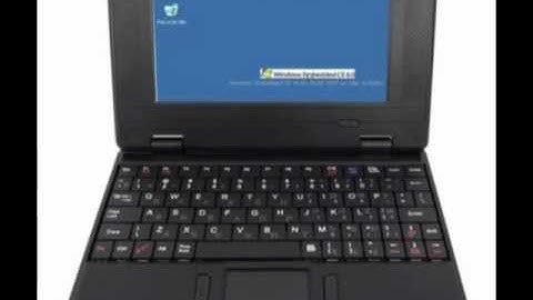 Mini 7inch Laptop LCD Windows CE 800MHz 2GB HD WIFI with Russia Keyboard (Black)46031R
