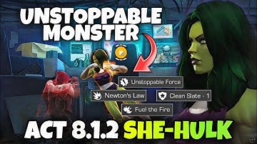 Act 8.1.2 Boss She-Hulk solo (Unstoppable Nightmare) | MCOC