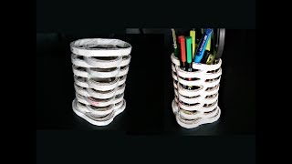 How To Make Pen Stand With Newspaper / DIY Pen Stand / Best Out Of Waste How To Make Pen Stand With Newspaper - DIY Pen Stand - Best Out Of Waste , In this video tutorial you will be able to learn, how to