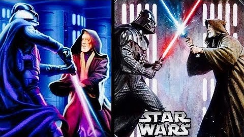 Why was Vader so SLOW and HESITANT in his Duel with Obi-Wan in Episode 4? (Legends)