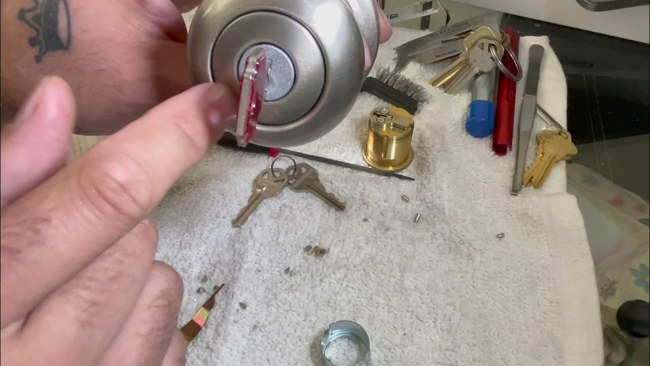 How to rekey a kwikset smart key lock yourself YouTube
