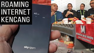 Pakai Skyroam untuk Meliput di Amerika: Review Modem Skyroam WiFi 4G Baterai Awet, Internet Kencang