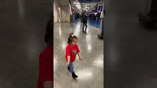 Reality when you watch Hockey Game with a Toddler