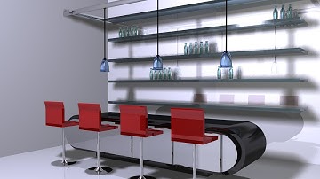 Maya 2014 tutorial : How to model a bar scene ( full tutorial )