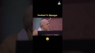 Frustrated Developer to manager Be Like 😂 #itmemes #funny #codingmemes #programmingmemes