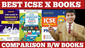 best physics book for icse class 10 semester 2|best question bank for icse class 10 semester 2