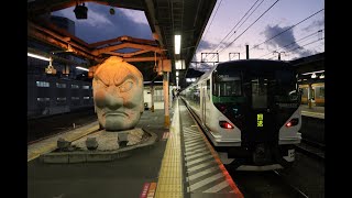 E257系5000番代 OM 93編成 「開運成田山初詣八王子号」 八王子駅～成田駅 2024年1月7日