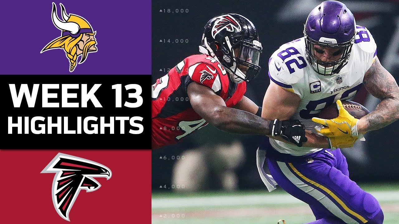 Vikings vs. Falcons NFL Week 13 Game Highlights YouTube