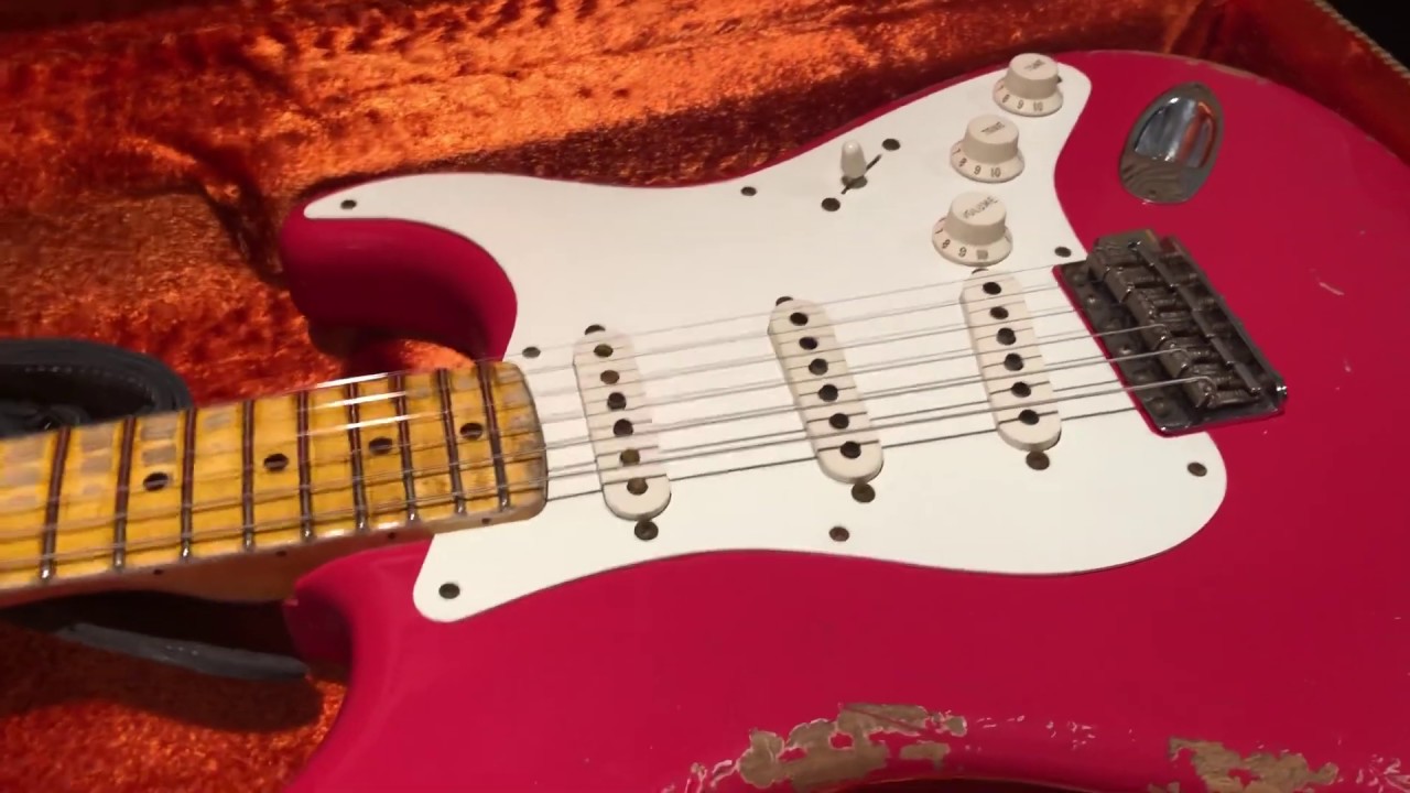 Fender Custom Shop, 1956 Stratocaster, Heavy Relic, Fiesta Red