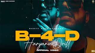 Bad 4 Days Bunty King Haryana Official Video Haryana Hip-Hop Rap Song -2023