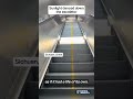 Sunlight danced down the escalator.