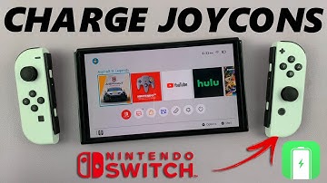 How To Charge Nintendo Switch JoyCons (Controllers)