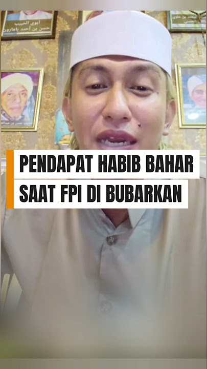 PENDAPAT HABIB BAHAR SAAT FPI DI BUBARKAN ‼ #habibbahar #habibbaharbinsmith