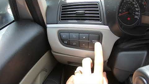 Fiat Grande Punto how to reach car settings menu