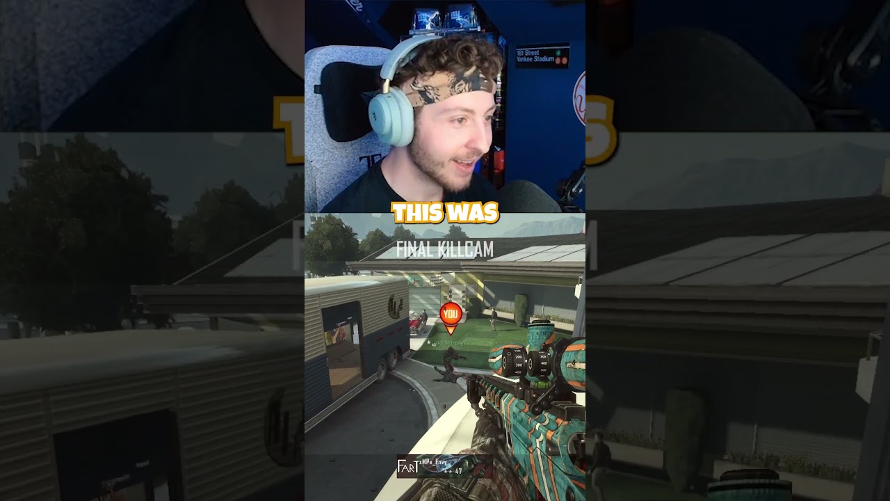 Bro hit the CRAZIEST TRICKSHOT in Black Ops 2 😳