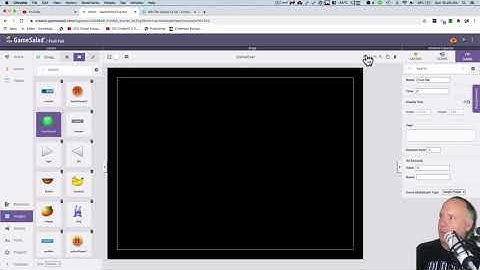Create New Scenes for FruitFall in GameSalad