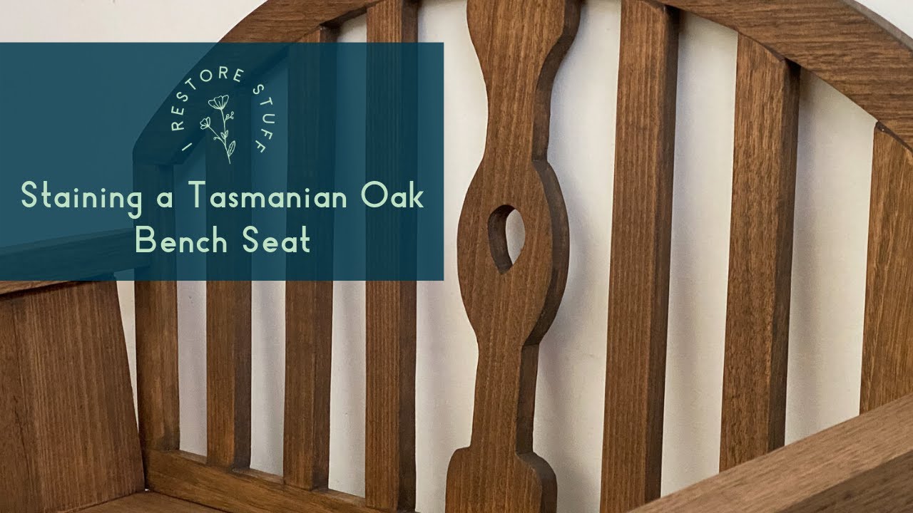 Staining This Tasmanian Oak Wood Bench With Fusion Stain Finishing Oil Youtube Staining This Tasmanian Oak Wood Bench With Fusion Stain Finishing Oil Youtube