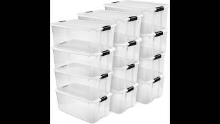 Review: Sterilite 116 Quart Latching Box - Massive Clear Storage Solution!