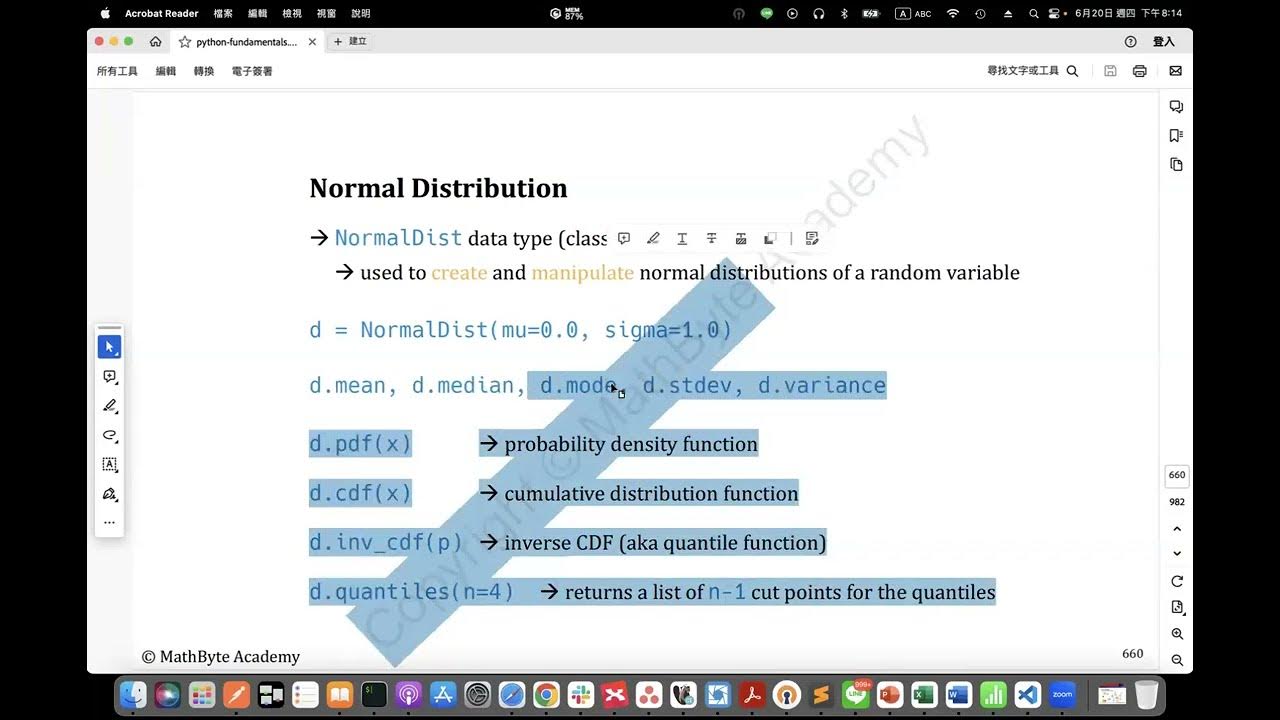 【Python 3 Fundamentals】週四組 Week 25 - Math and Statistics Modules ...