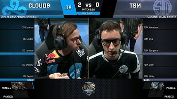 C9 vs TSM Game 3 | 2018 NA LCS Regional Regional Qualifier - Finals | Cloud 9 vs Team SoloMid