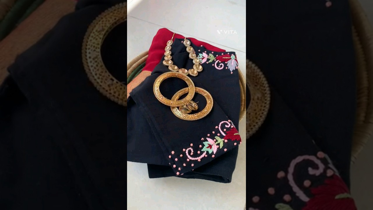 Black Combined with Red Gives out Beauty 