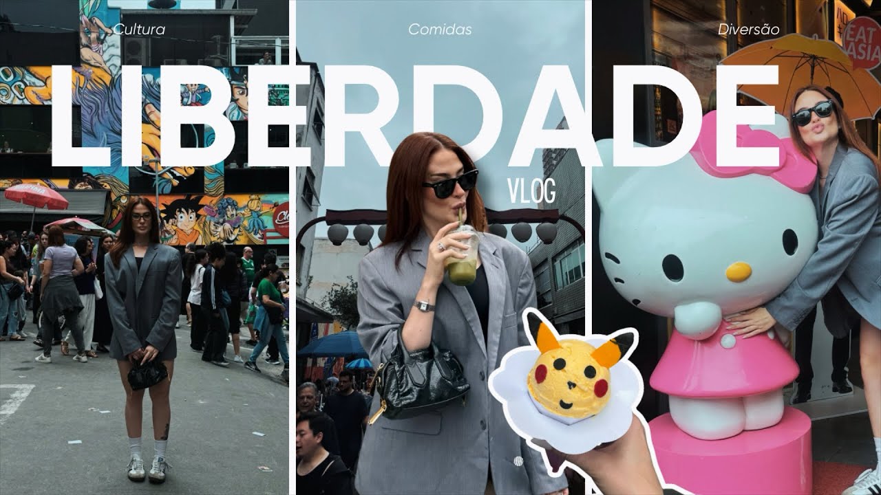 EXPLORANDO A LIBERDADE EM SP! Cultura + Comida Asiática 🍣✨🇯🇵🫰🏻