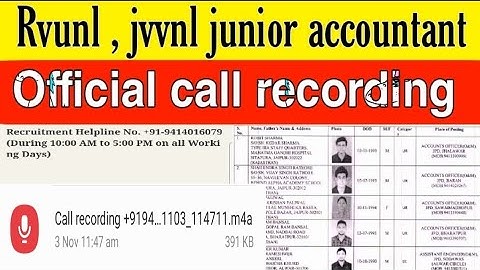 Rvunl junior accountant result 2021| jvvnl junior accountant result date 2021| rvunl,jvvnl#teachmint
